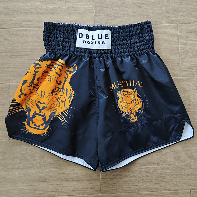 Wholesale Thailand Muay Thai Shorts Martial Arts Shorts Blank Muay Thai Green Fluo shorts Men Women Manufacturer