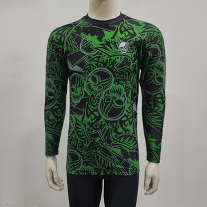 Manufacturer OEM Rash Guard Men Sublimation Printed Spandex Bjj Rash Guard MMA Rashguard Compression Shirts