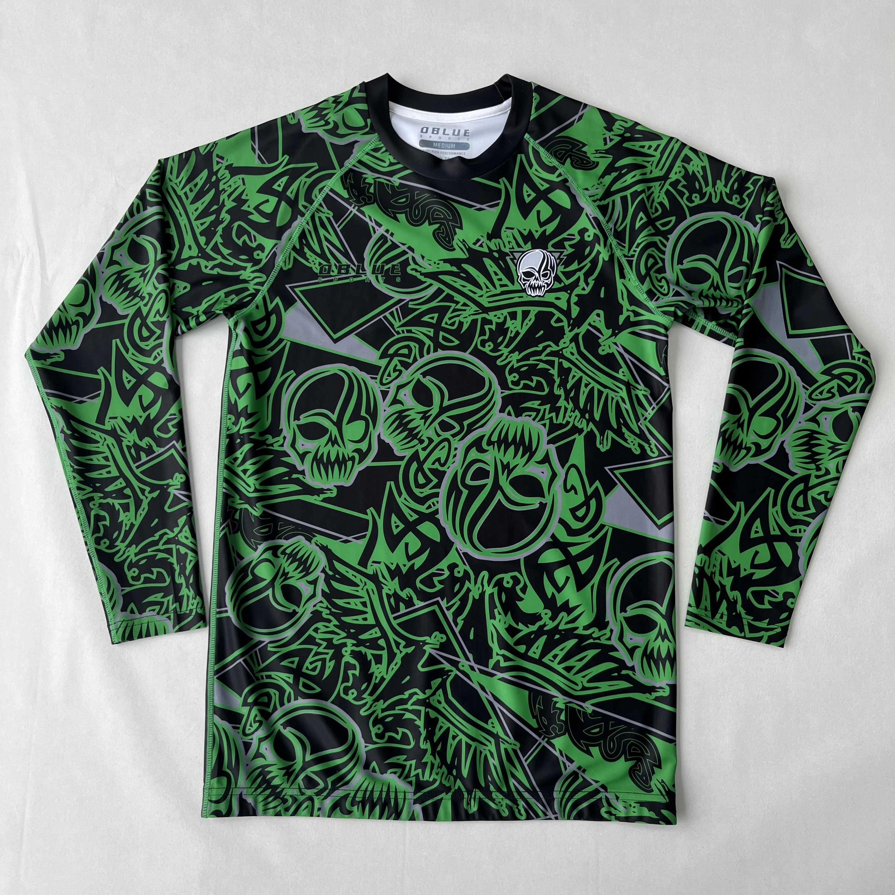 Manufacturer OEM Rash Guard Men Sublimation Printed Spandex Bjj Rash Guard MMA Rashguard Compression Shirts