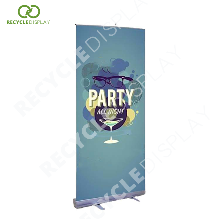 Economical Roll Up Display Retractable Utility Roll Up Banner Stand Display with Digital Image