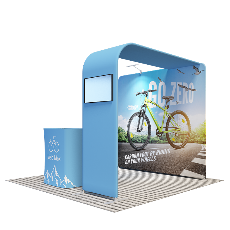 fast to ship exhibition display tradeshow booth 3d 10x10ft trade show display