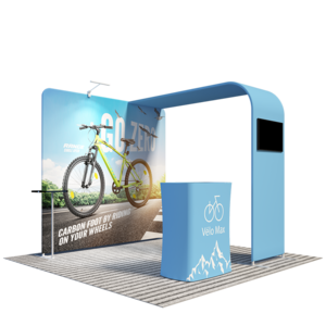 fast to ship exhibition display tradeshow booth 3d 10x10ft trade show display