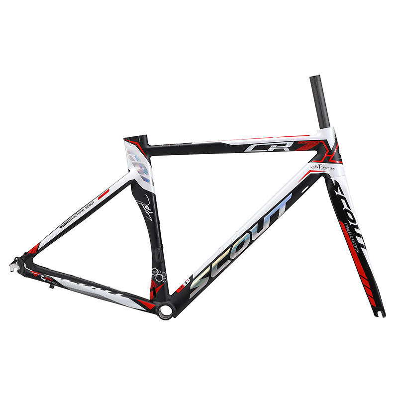 high quality bicycle alloy frame road bike carbon fork V brake