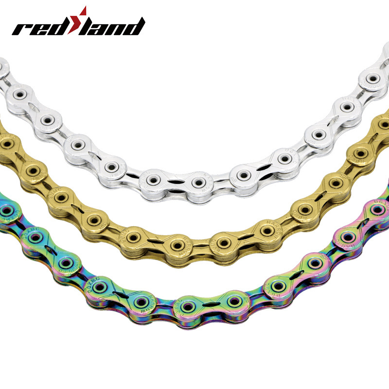 Mountain bike 10 11 12 Speed chain1/2" x11/128" hollow out bicycle chain with connecting pin