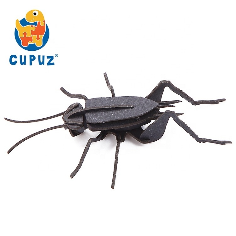 3D Realistic Cricket Insects Toys Paper Bugs Toy Model Learning Toys, Animal Toys for Kids, Preschool Science Learning Toys