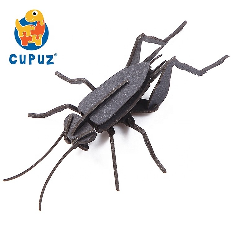 3D Realistic Cricket Insects Toys Paper Bugs Toy Model Learning Toys, Animal Toys for Kids, Preschool Science Learning Toys