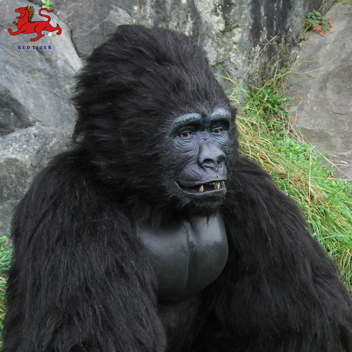 Superior Quality Life Size Simulation Animatronic Gorilla costume animal costume