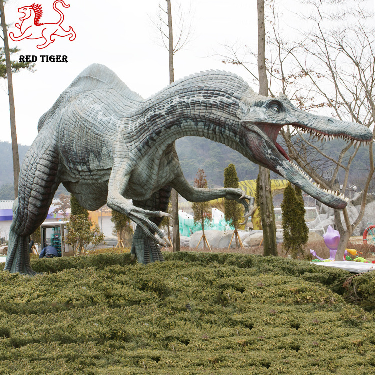 life size large fiberglass dinosaur sculpture for sale