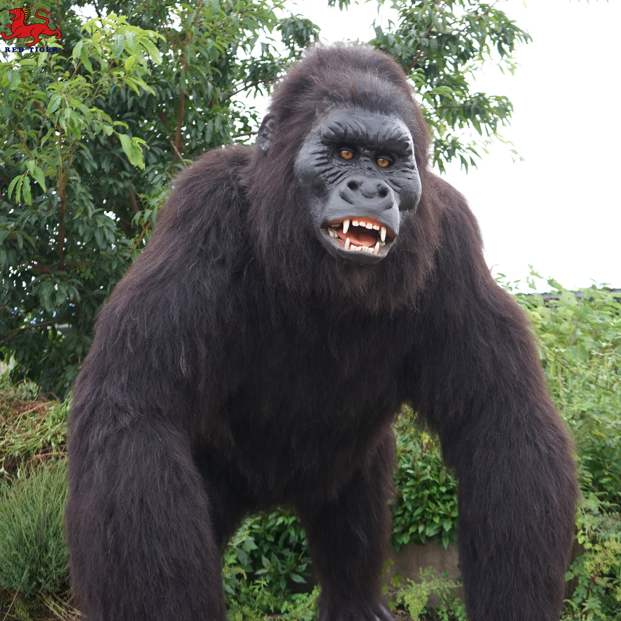 Superior Quality Life Size Simulation Animatronic Gorilla costume animal costume