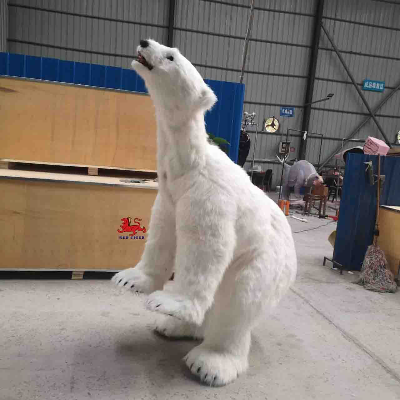 Realistic Simulation polar bear costume for theme park/show