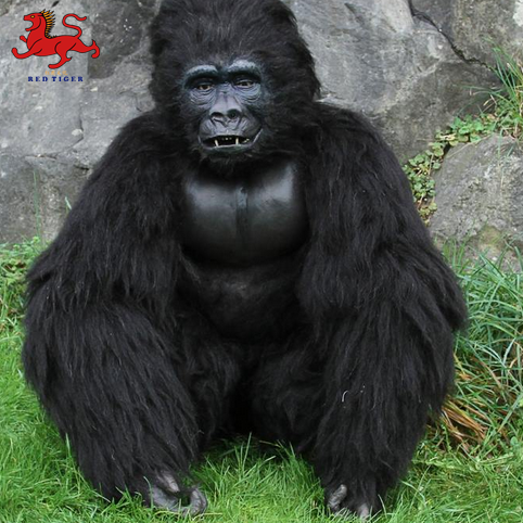 Superior Quality Life Size Simulation Animatronic Gorilla costume animal costume