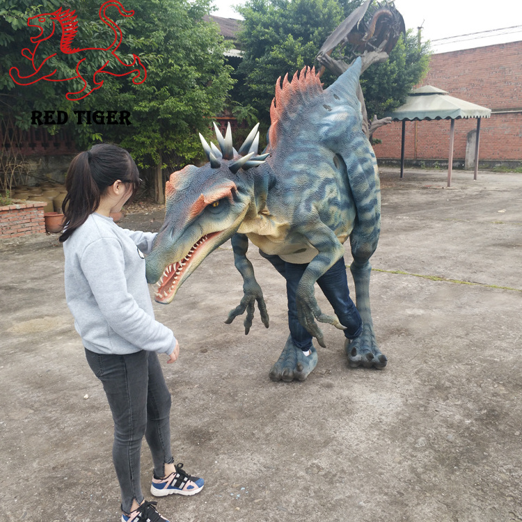 Mechanical realistic walking spinosaurus dinosaur costume