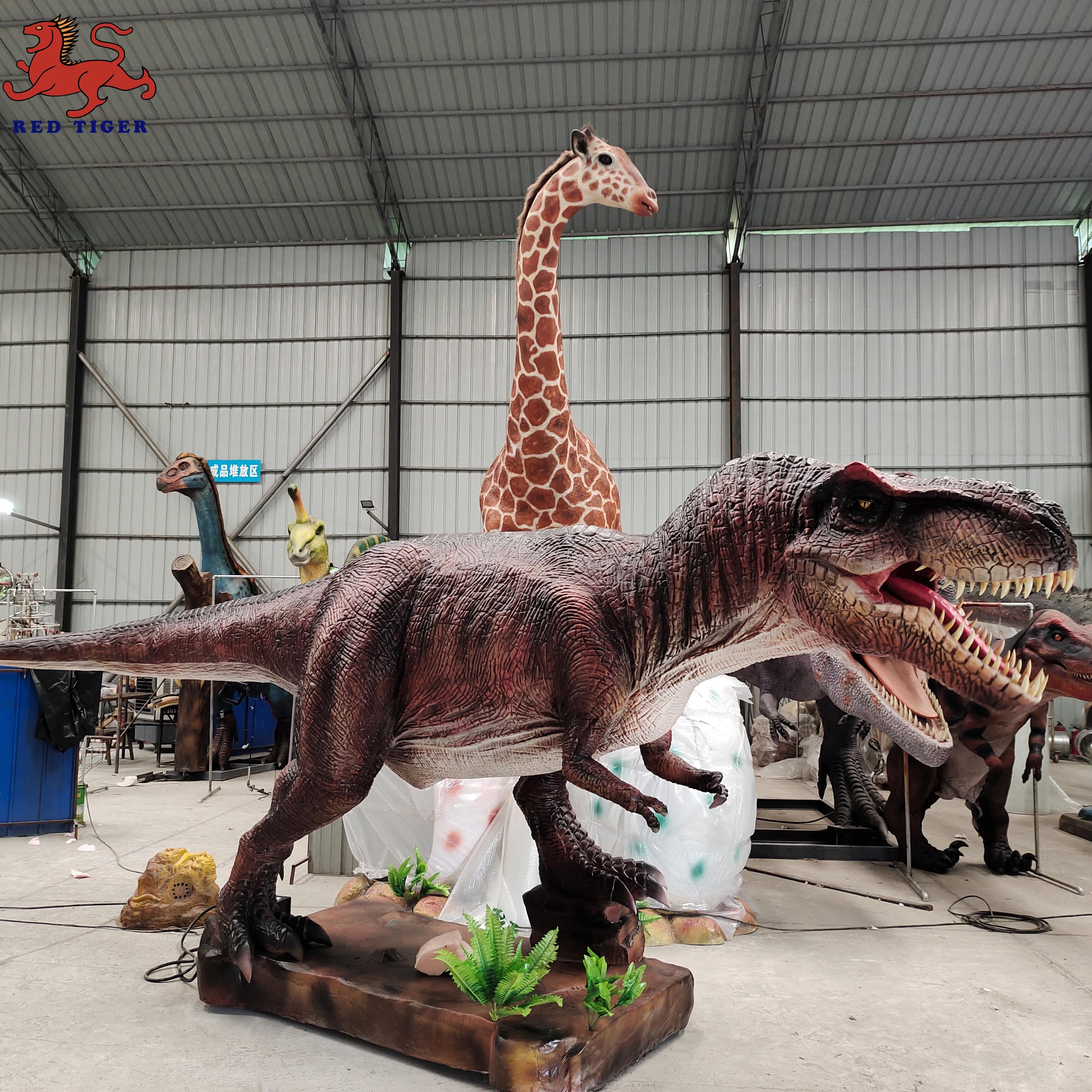 AD-210 Amusement Park Animated Animatronic T-rex Dinosaur For Sale