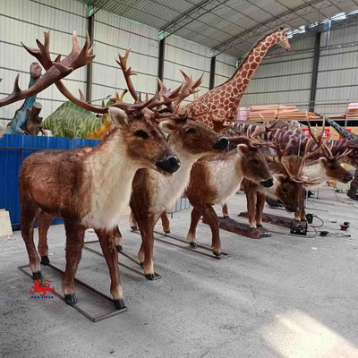 Christmas Decoration Reindeer Large size Big Animal Elk Sika Deer for Outdoor Standing Sitting Deer