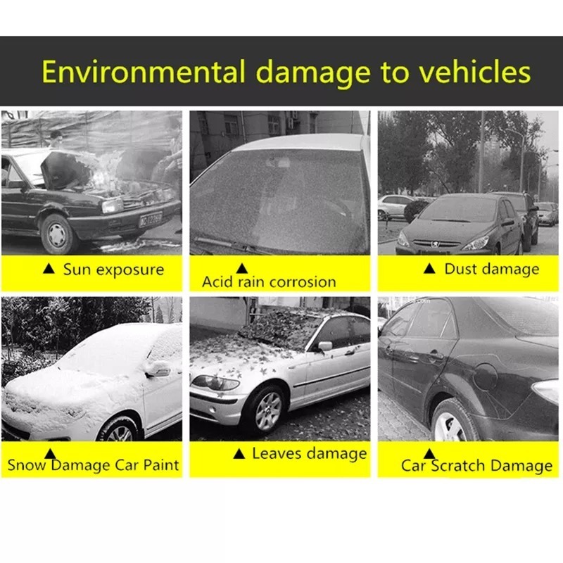 Universal Car Cover Outdoor Sun Dust UV Protection Full Car Cover Waterproof Auto Protector Umbrella for BMW Audi Tesla