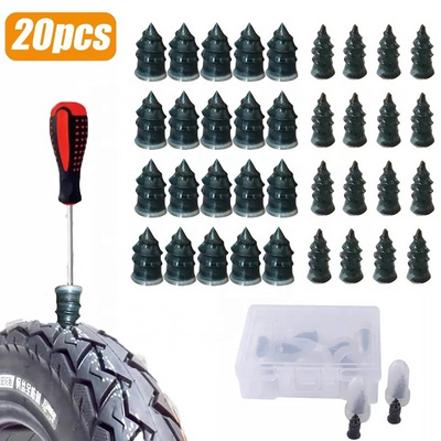 Motorcycle Vacuum Tire Repair Nail Car Scooter Bike Universal Tubeless Rubber Screws Tire Puncture Repair Accessories