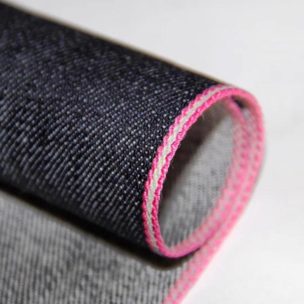 Custom weight design and lines for jeans plain high quality selvedge denim fabric wholesale