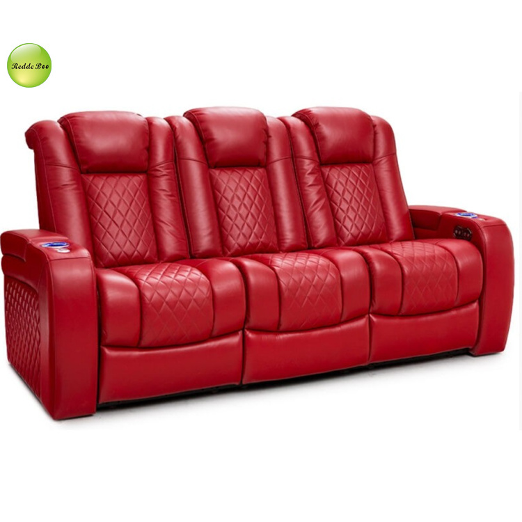 High quality home furniture recliner faux leather sofa made in china american style decoro leather sofas