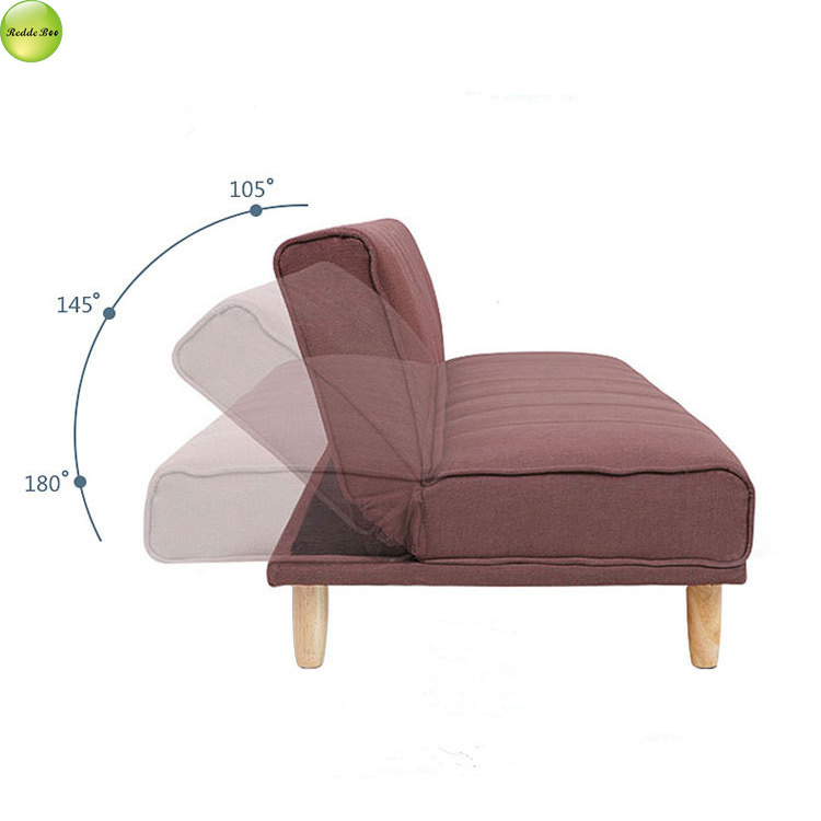 Home furniture customizable and reconfigurable general use fabric folding bed deep seating couch royal sofa