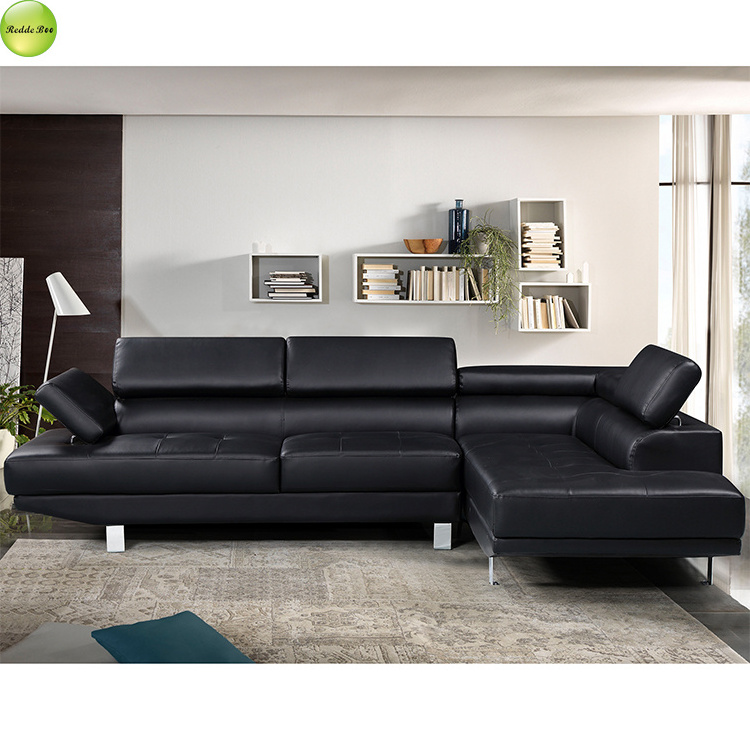 High quality german luxury modern white leather corner sofa furniture wholesale sofa for living room use