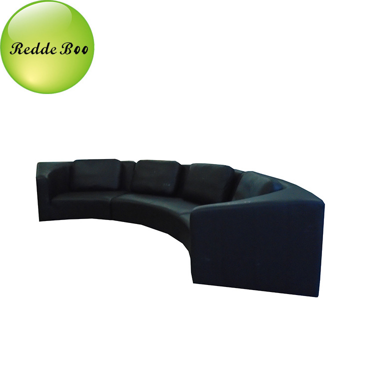 Shenzhen Modern Big Beige U-shaped Fabric Round Corner Sofa Best Living Room Sofa 8027