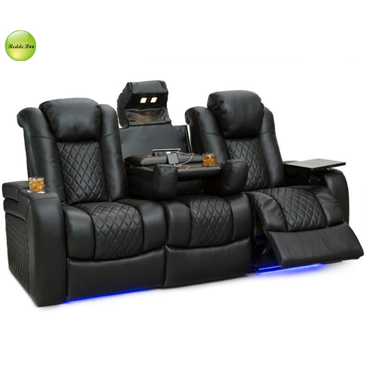 High quality home furniture recliner faux leather sofa made in china american style decoro leather sofas