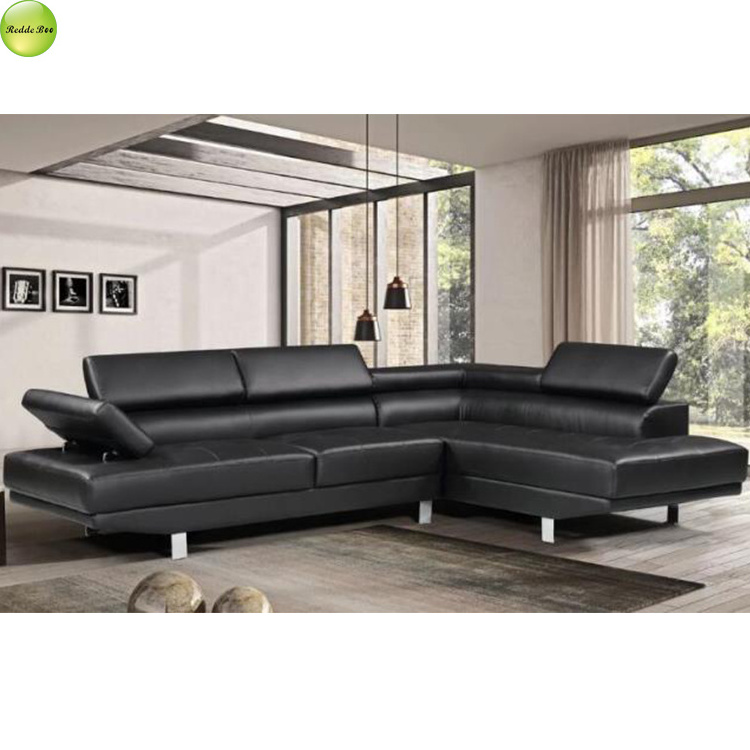 High quality german luxury modern white leather corner sofa furniture wholesale sofa for living room use