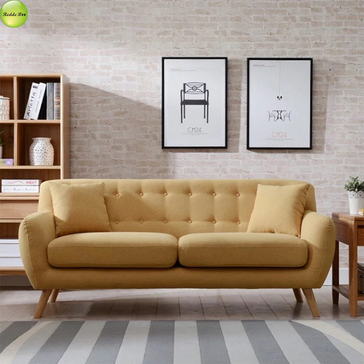 Korea villia antique home furniture three seat sofa set for people relaxing F269