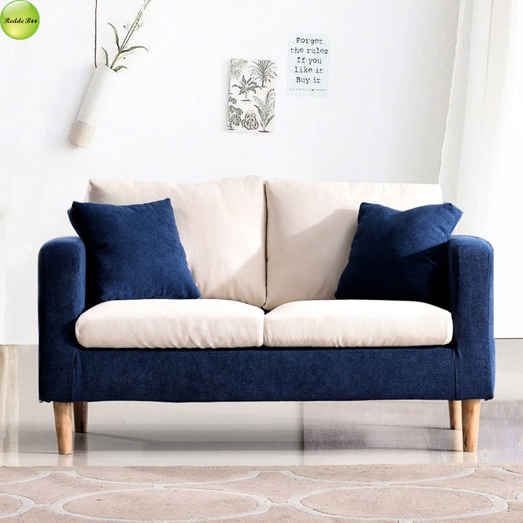 France hot sale high quality modern sofa mingle colors with wooden legs