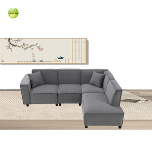 Right Sectional Sofa 4 Seater Left Hand Facing Chaise End Corner Sofa L Shape Living Room Sofas G547