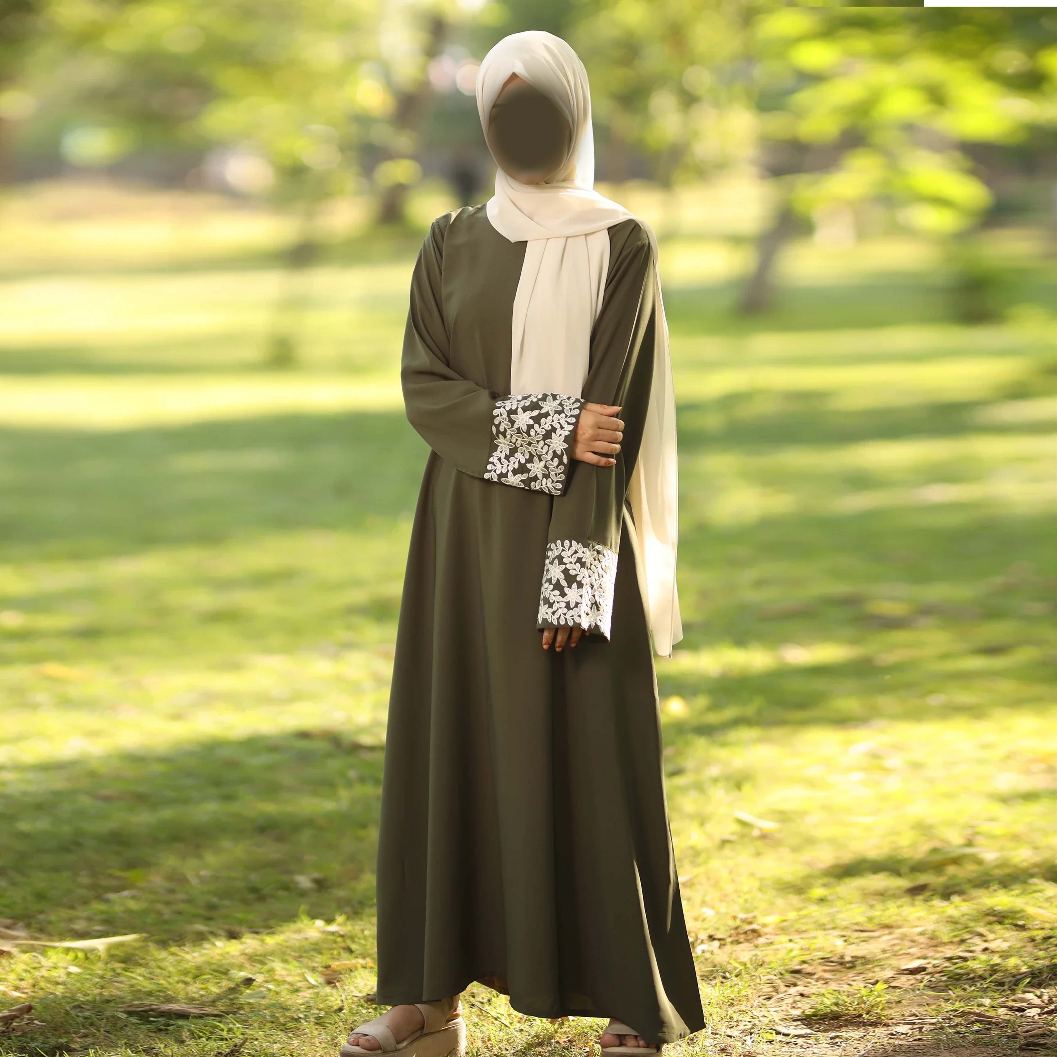 Custom Wholesale Abaya Muslim Dress Islam Clothing Abayas Women Kaftan Caftan Prayer Clothes Abaya Made In Pakistan For Girls