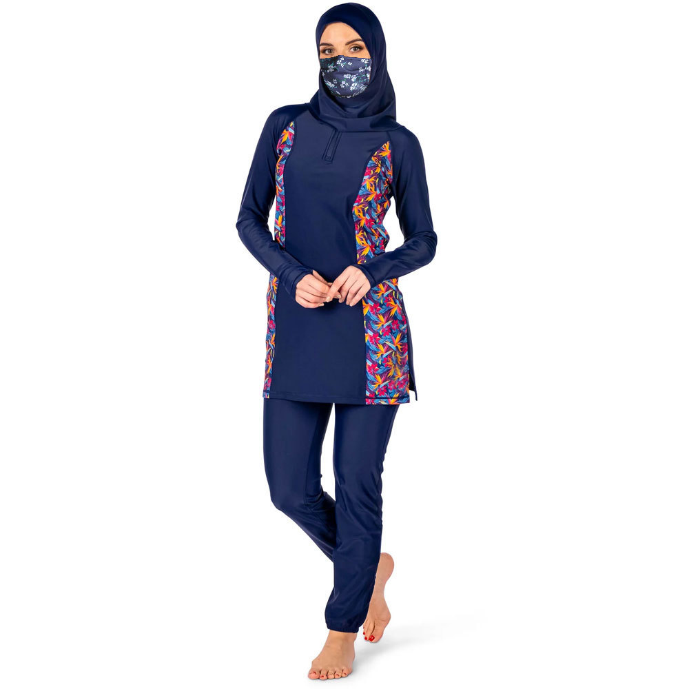 Muslim Islamic Sublimated Swimwear Beachwear For Women 2024 Plus Size Custom Spandex Swimsuit Manufacturer