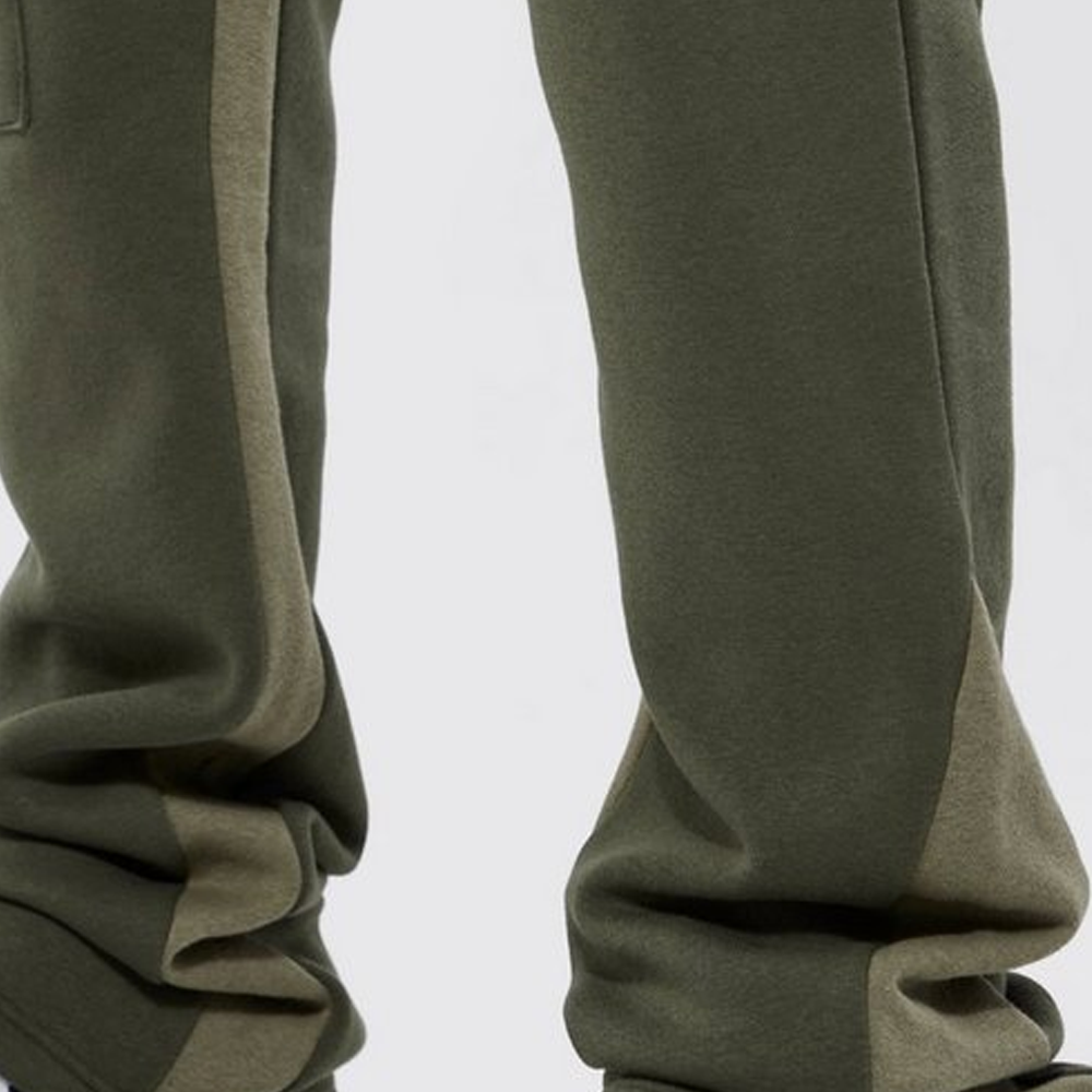 High Quality Customized Wholesale Track Pants Flare Sweatpants Mens Stacked Jogger Casual Pant