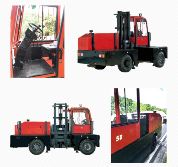 3 Ton 5Ton 6Ton Seat 3600mm Lifting Height Side Loader Forklift Truck