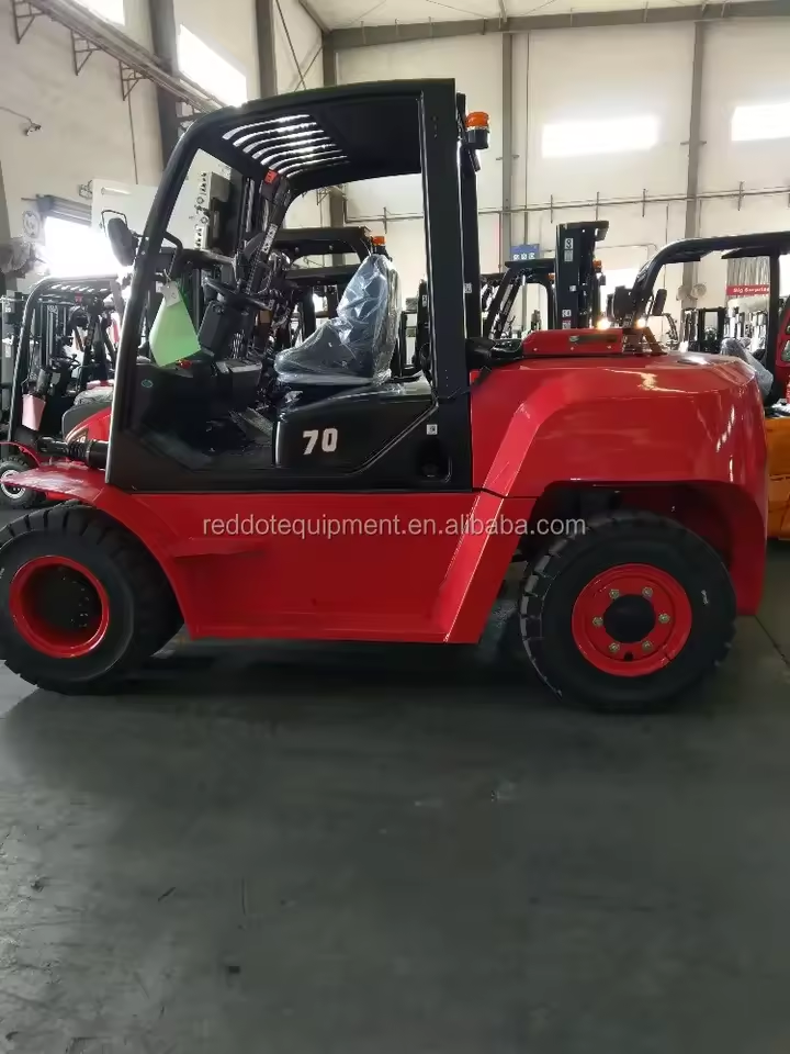 Hot Sale 6000kg Japan Engine 7000mm Lift High Diesel Forklift 6 ton Truck Price