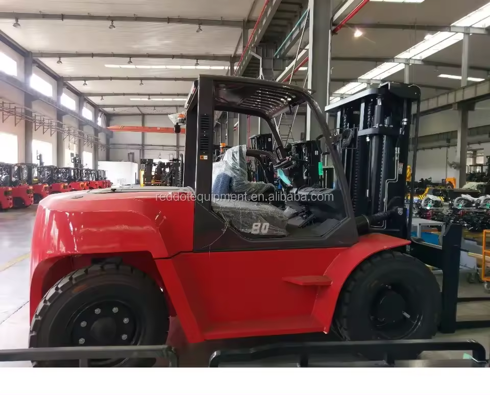 Hot Sale 6000kg Japan Engine 7000mm Lift High Diesel Forklift 6 ton Truck Price