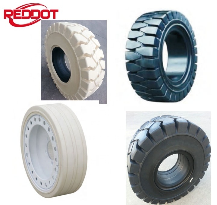 Reddot hot sale good quality forklift part solid tyre press forklift attachment solid tire