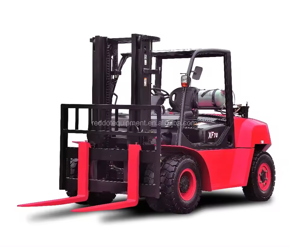 Hot Sale 6000kg Japan Engine 7000mm Lift High Diesel Forklift 6 ton Truck Price