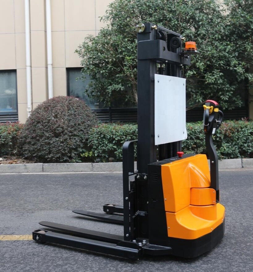 REDDOT top-sell 1-1.5 t walkie straddle leg wide support leg automatic full electric stacker