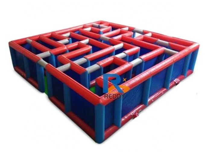 Customized inflatable haunted house commercial grade pvc inflatable game for sale inflatable maze