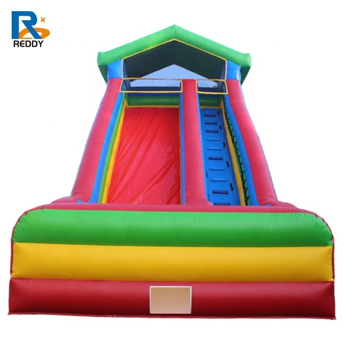 Factory price high quality bouncy house commercial  inflatable bouncer with slide for kids inflatable slide