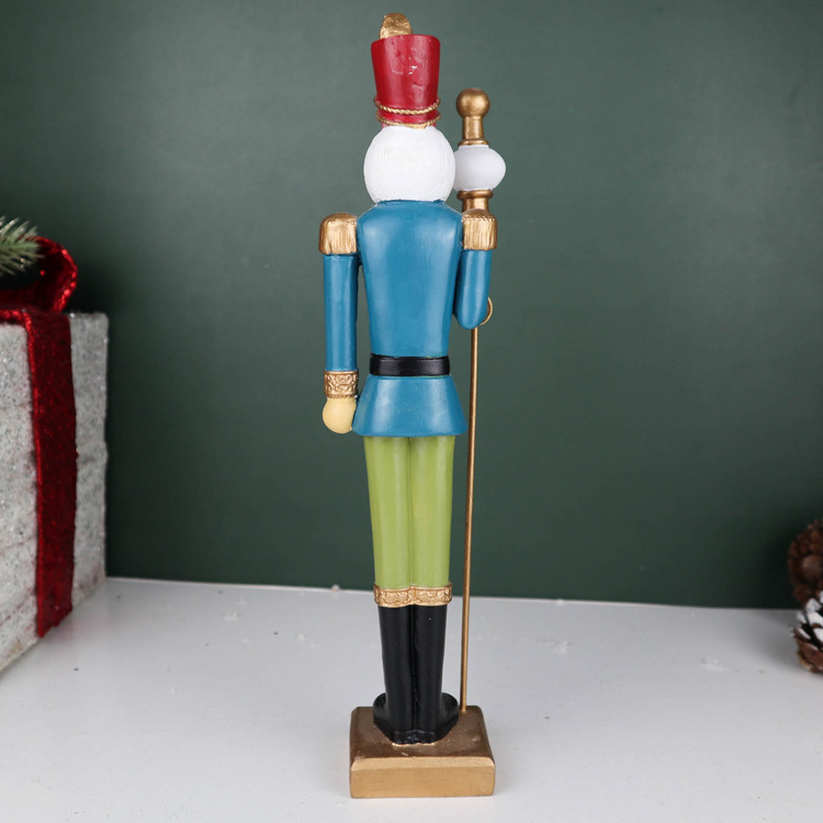 New Creative Christmas Gifts Wooden Nutcracker Crafts Handmade Coloured Drawing or Pattern Nutcracker