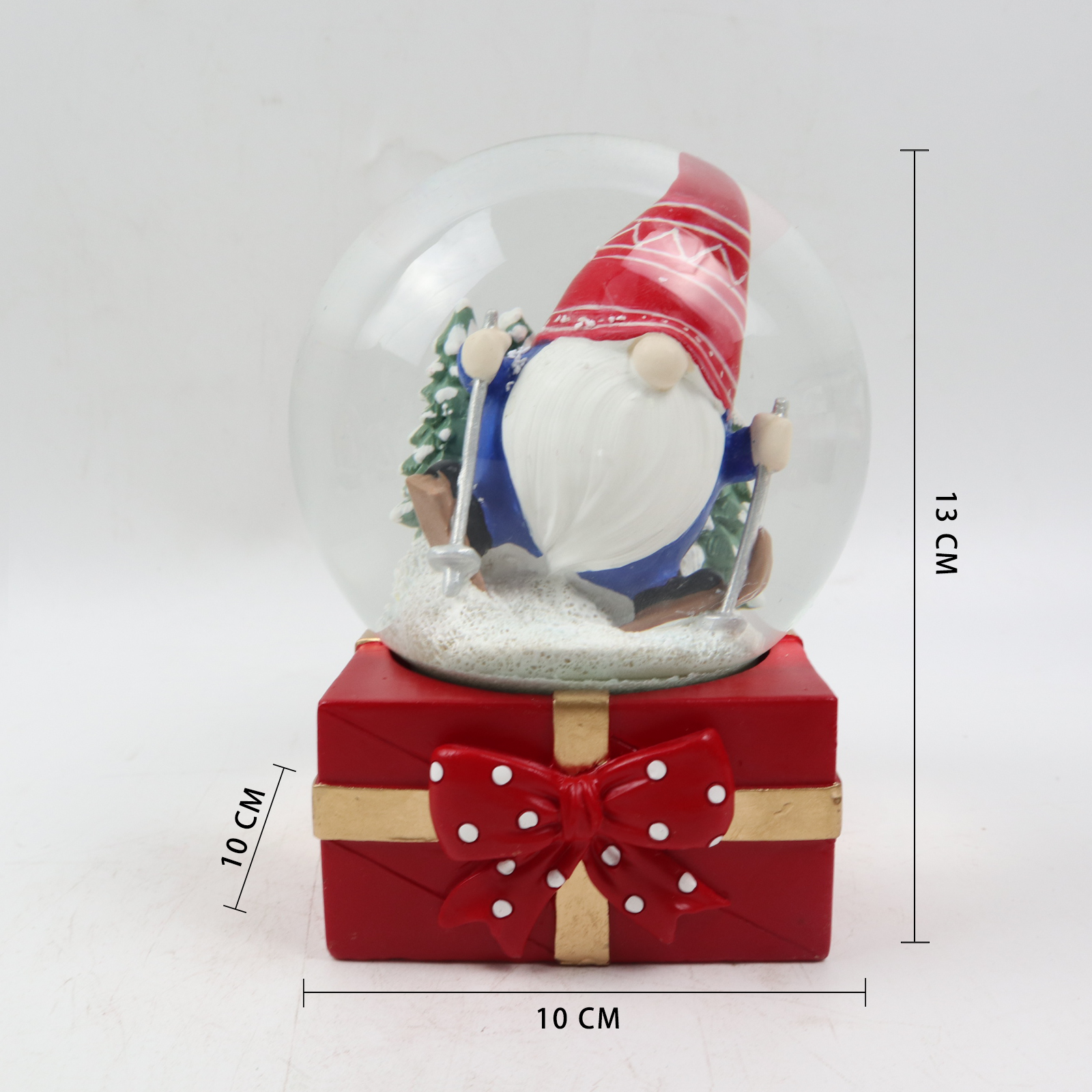 Resin Souvenir Snow Globe Christmas Snow Ball For Home Decoration