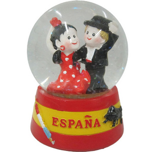 Resin Custom Snow Globe Manufacturers Snow Globe For Wedding Birthday Music Box Gift