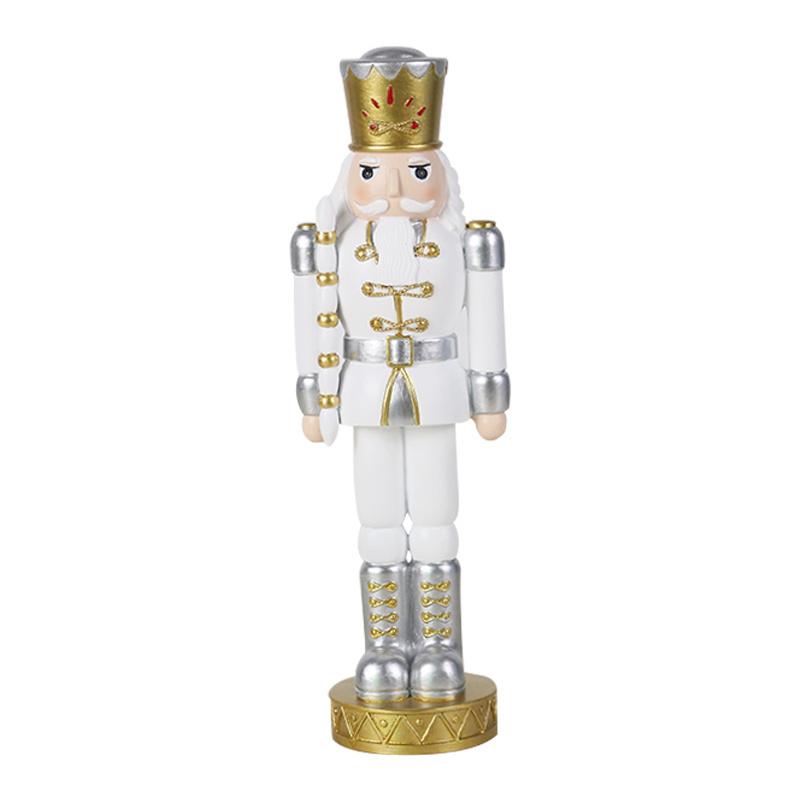 Redeco High Quality Handmade Pink Nutcracker Christmas Nutcracker Resin Nutcracker For Christmas