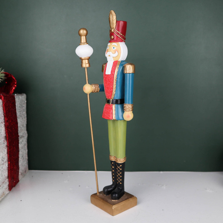 New Creative Christmas Gifts Wooden Nutcracker Crafts Handmade Coloured Drawing or Pattern Nutcracker