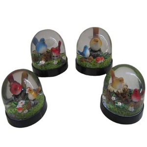 Resin snow globe snow ball,snow globe with figurine inside