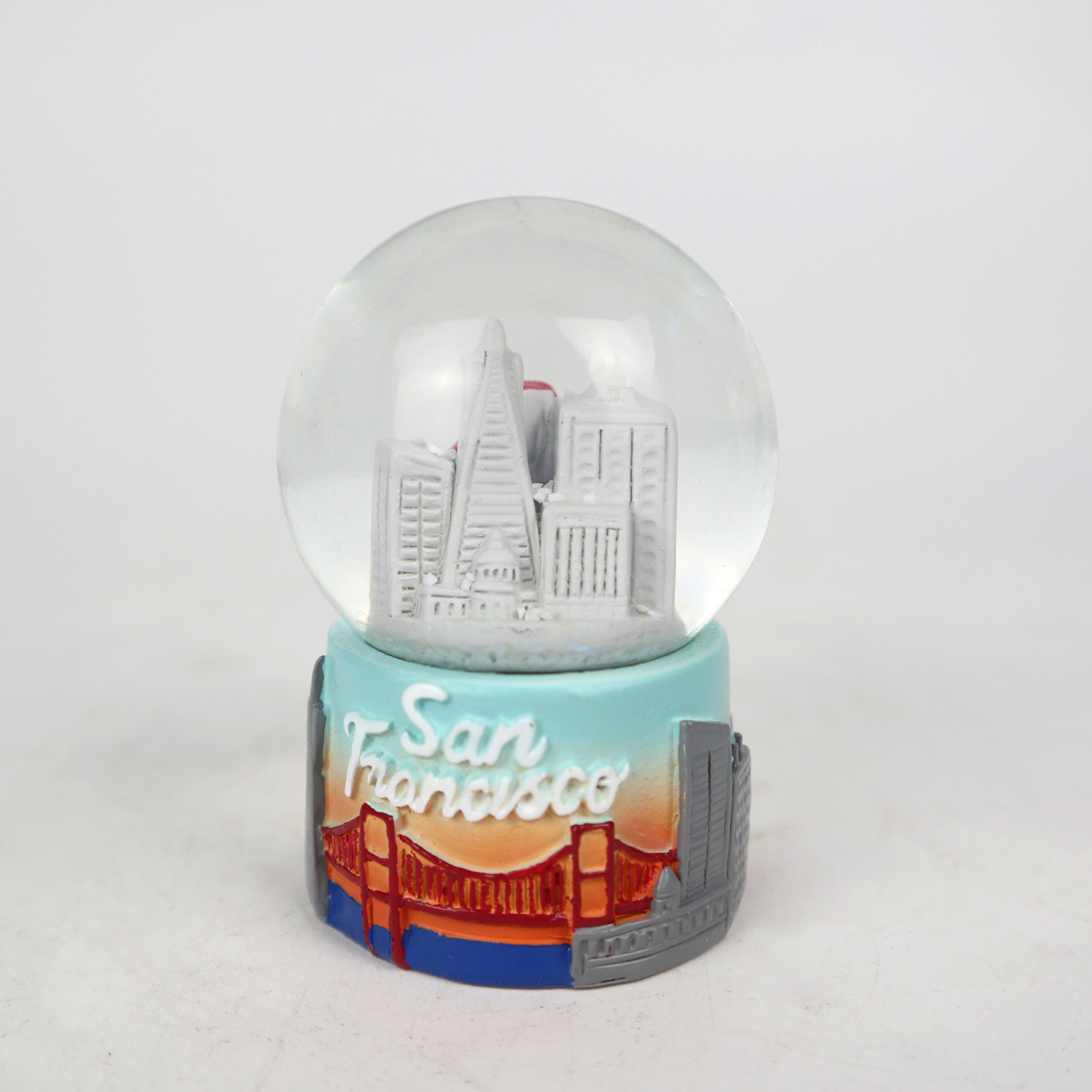 Redeco Resin Crafts Christmas Custom Mini Snow Globes Wholesale Building Snow Globes Water Globes Cheap Gifts