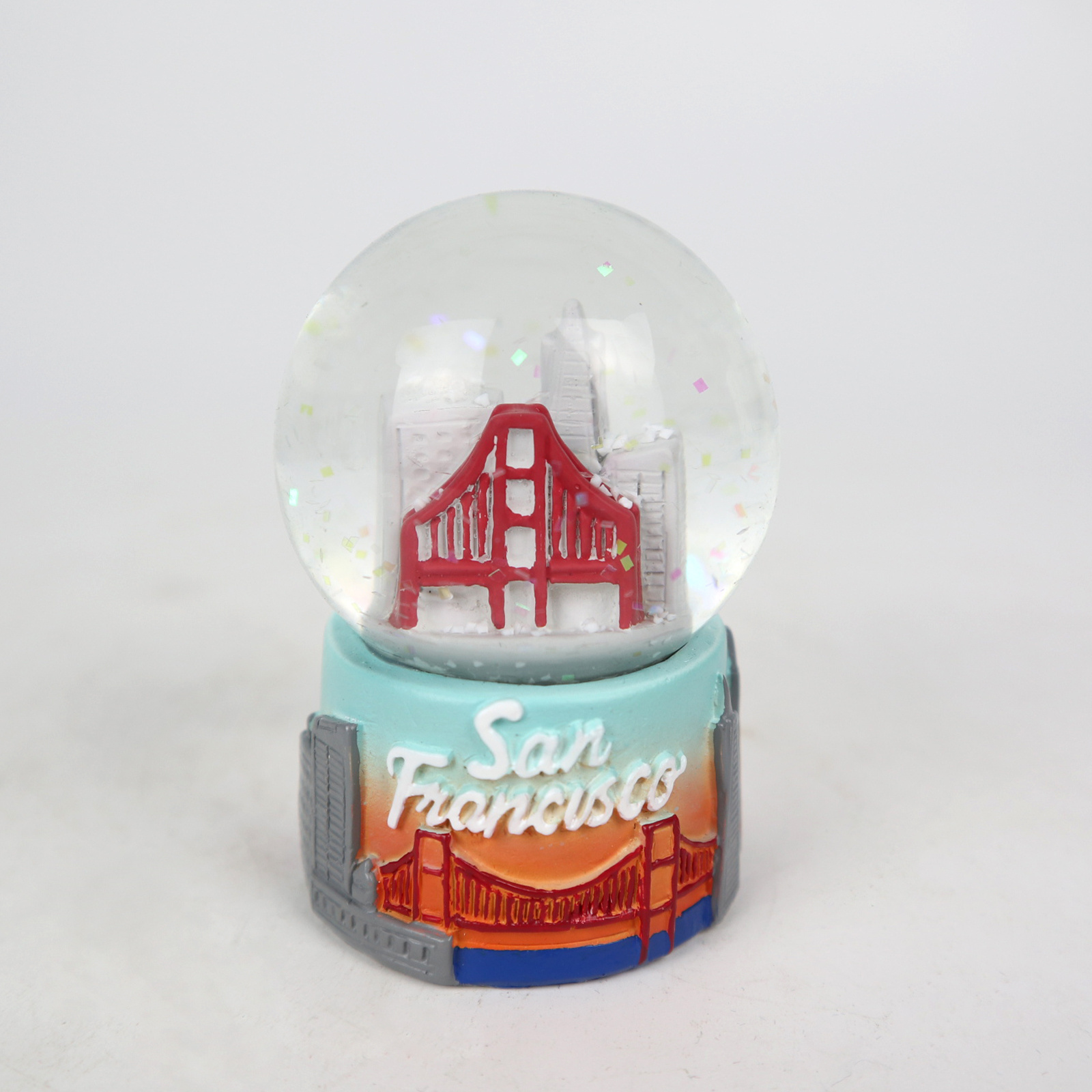 Redeco Resin Crafts Christmas Custom Mini Snow Globes Wholesale Building Snow Globes Water Globes Cheap Gifts