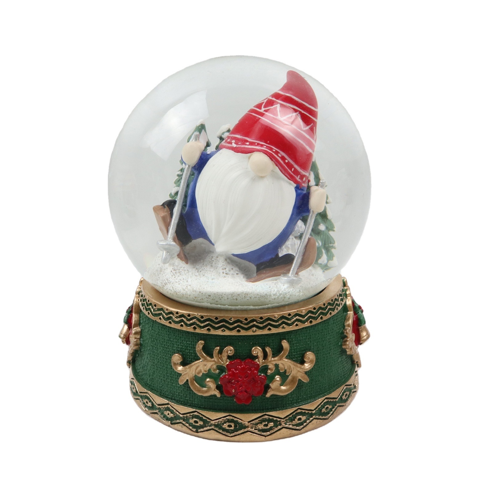 Resin Souvenir Snow Globe Christmas Snow Ball For Home Decoration